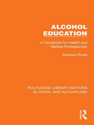 cover image of Alcohol Education